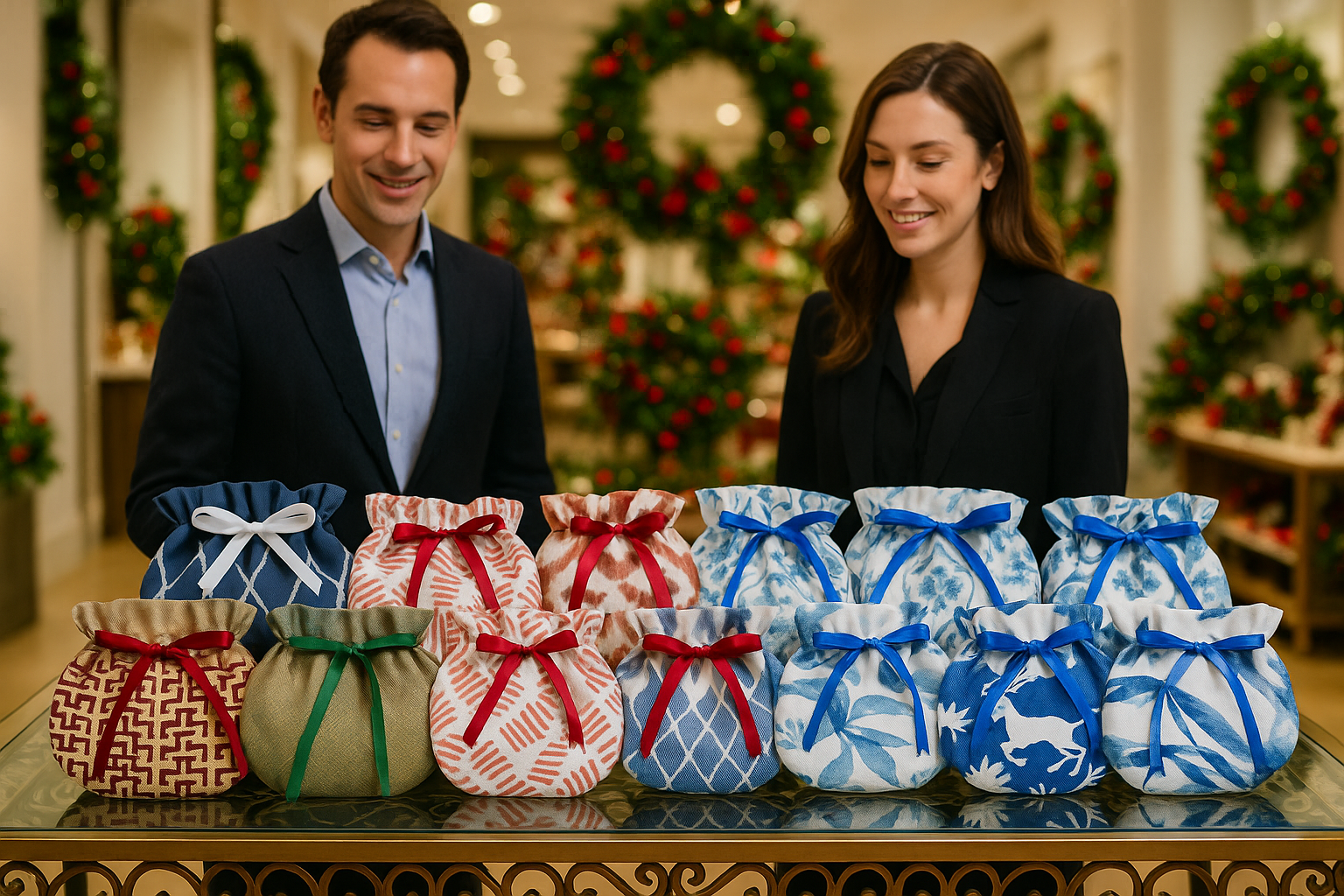 Fabric Gift bags - One of a Kind